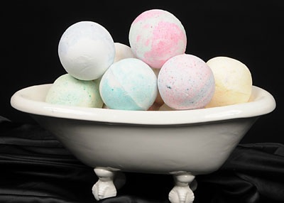 Boules de bain effervescentes, bath bombs